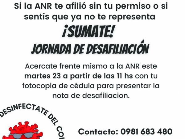 Para desafiliarse le pechearon 3 millones