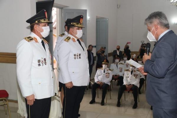Ministro del Interior preside acto de juramento al cargo de nuevos Comandante y Sub Comandante de la Policía Nacional – Prensa 5