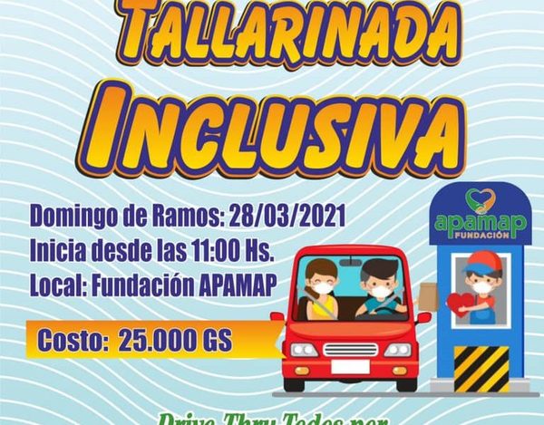 Tallarinada de APAMAP pasa para el 11 de abril
