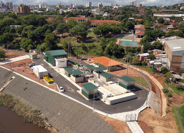 Se inaugura la primera planta de tratamiento de aguas residuales de Asunción