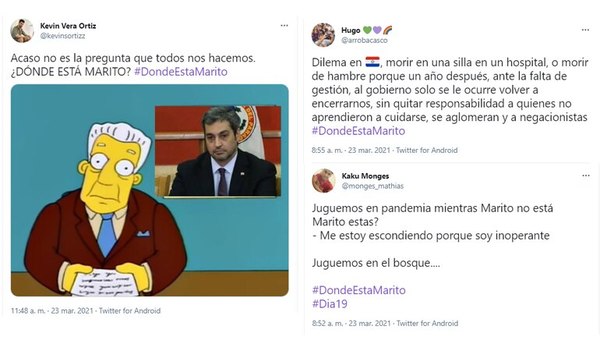¿Dónde está Marito?, se preguntan en las redes - Nacionales - ABC Color