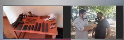 Caen dos presuntos miembros del PCC en Capitán Bado