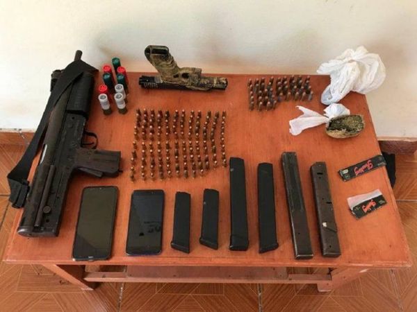 Detienen a supuestos miembros del Comando Vermelho en Capitán Bado