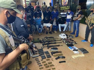 Senad detiene a líder del PCC y a otros 14 miembros en Pedro Juan
