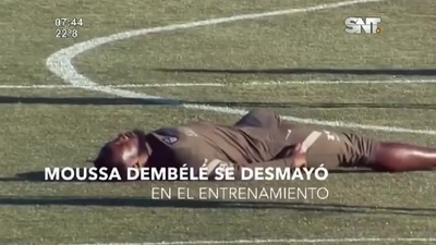 Atlético de Madrid: Moussa Dembélé se desmayó durante la práctica - SNT