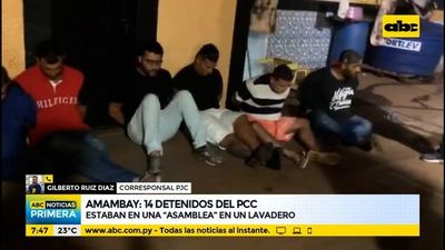 14 miembros del PCC detenidos en Amambay - ABC Noticias - ABC Color