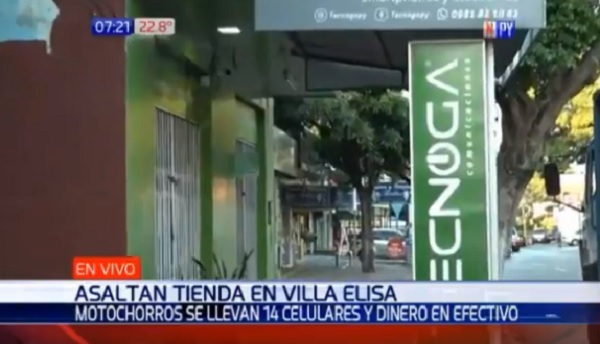 Malvivientes se llevan mercaderías por millonario valor en Villa Elisa