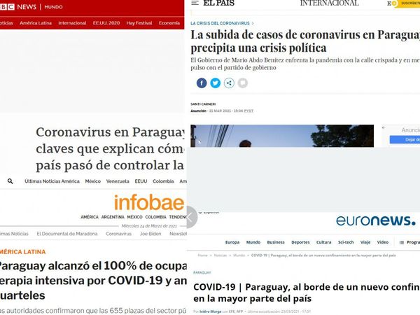 De ser ejemplo a la crisis: Así el mundo se hace eco del colapso de los hospitales