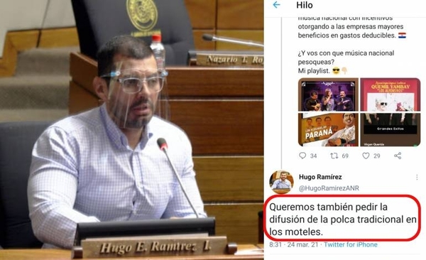 Diario HOY | Insólito anuncio de diputado: poner polca en moteles