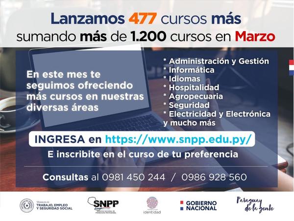 SNPP lanza más de 400 acciones formativas para fines de marzo – Prensa 5