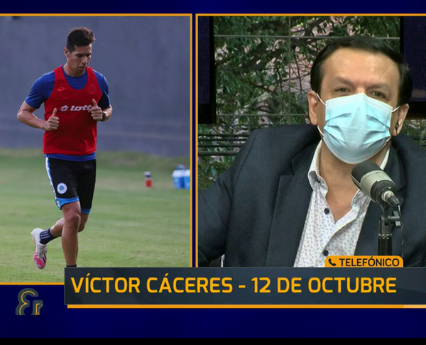 Víctor Cáceres disfruta de un buen momento personal