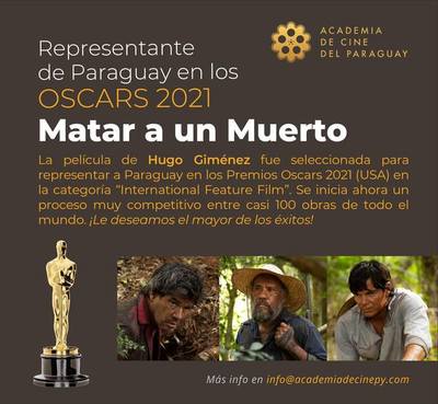 “Matar a un muerto” fue seleccionada para representar a Paraguay en los Oscars - El Trueno