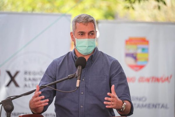 Mario Abdo dijo que llegada de vacunas es prioridad del Gobierno - El Trueno