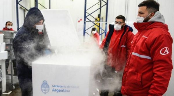 Argentina recibe 330.000 dosis de Sputnik V
