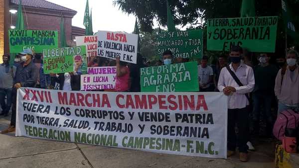 Con pedido de renuncia de Mario Abdo, inicia hoy la vigesimoséptima marcha campesina - Megacadena — Últimas Noticias de Paraguay