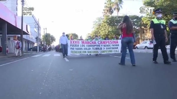 XXVII marcha campesina en la capital - SNT