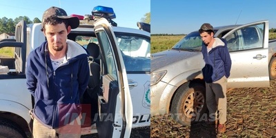 ASALTO Y PERSECUCIÓN EN CAAZAPÁ, TERMINA CON UN DETENIDO EN ITAPÚA