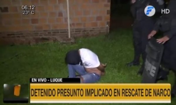 Capturan a joven que habría rescatado al narcotraficante Samura - Telefuturo