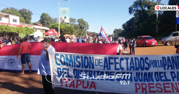POBLADORES DE SAN JUAN DEL PNÁ CIERRAN RUTA PY01 DE FORMA INTERMITENTE