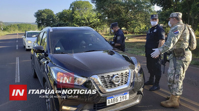 BARRERAS EN ITAPÚA SERÁN ENTRE POLICÍAS, MILITARES Y LA FISCALÍA.