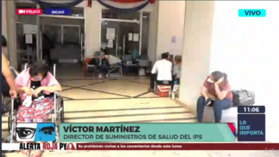 Diario HOY | Víctor Martínez, director de Suministro de Salud del IPS, sobre faltante de medicamentos
