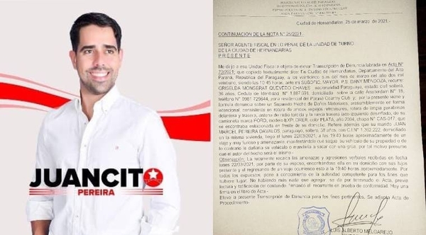 Diario HOY | Precandidato a intendente de CDE es denunciado por atropello y amenaza