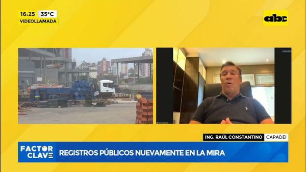 Registros públicos nuevamente en la mira - Factor Clave - ABC Color