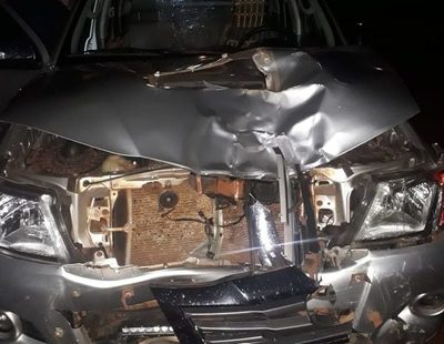 Violento accidente en Naranjal