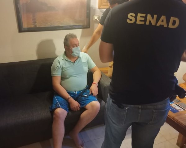 Senad detiene en Asunción a narcopiloto buscado por EE.UU - Judiciales.net