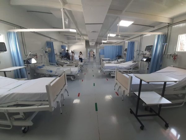 Nuevas camas de terapia intermedia habilitadas del HNI ya fueron ocupadas en su totalidad | Ñanduti