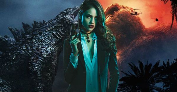 Eiza González luce un lujoso atuendo tras el estreno de “Godzilla vs Kong”