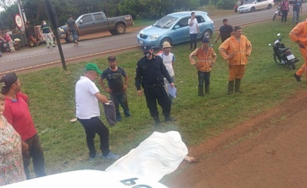 Sexagenaria muere arrollada por una motocicleta