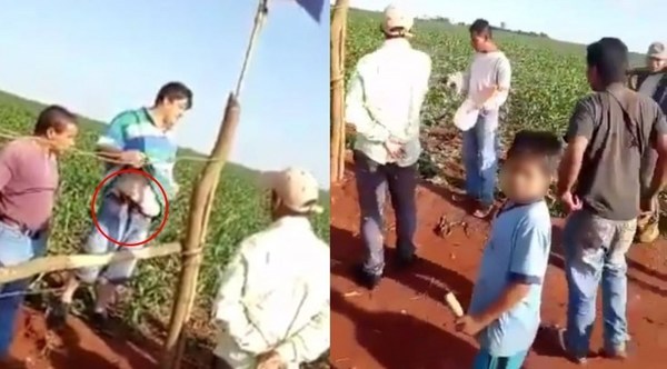 Sojero brasileño amenazo de muerte a un grupo de indígenas en Caaguazú
