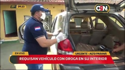 Alto Paraná: Requisan vehículo con droga en su interior - C9N
