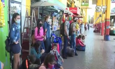 Éxodo de la inconsciencia en la terminal de ómnibus de Asunción - SNT