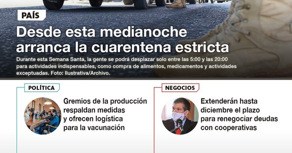 La Nación / LN PM: Las noticias más relevantes de la siesta del 26 de marzo