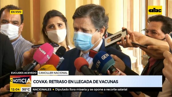 Vacunas AntiCOVID: “Apelamos a la solidaridad, no a la mendicidad” , aseguró Acevedo - Notas - ABC Color
