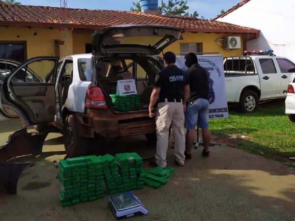 Detienen a un hombre con más de 94 kilos de marihuana