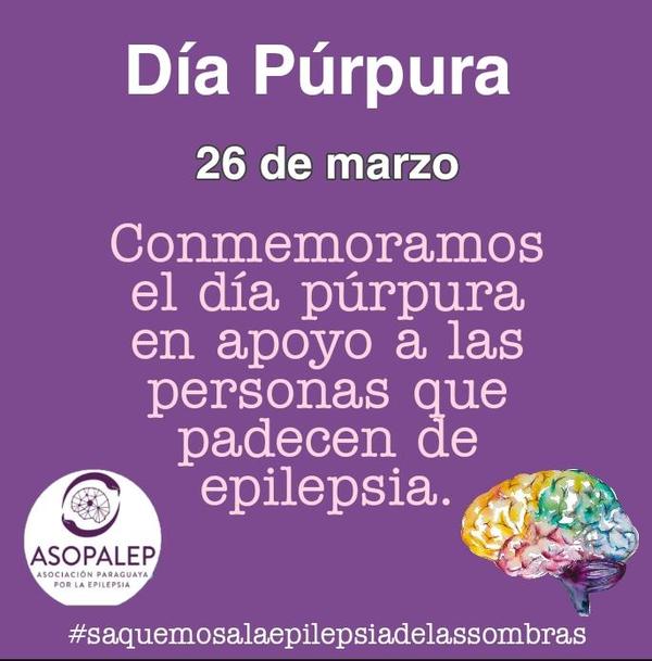 Recuerdan el "Día Purpura" en apoyo a personas con epilepsia - ADN Digital