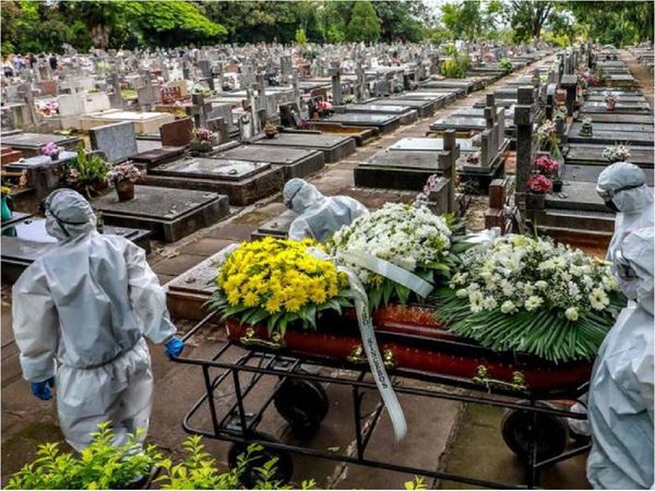 Brasil registra 3.650 nuevas muertes por Covid-19, un nuevo récord diario