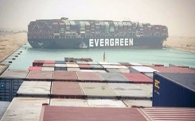 “Encallado”, más del 10% del comercio global - Mundo - ABC Color