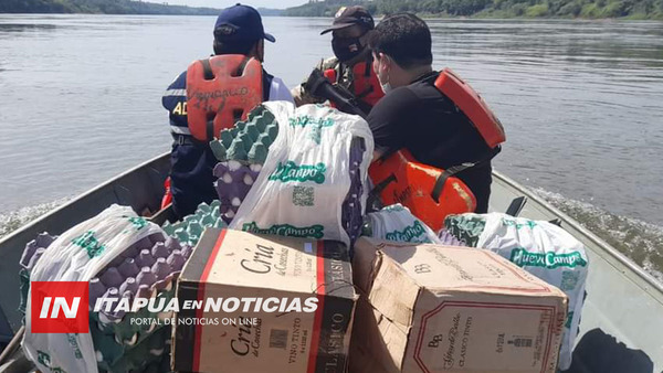 SIN DETENIDOS: INCAUTAN HUEVOS Y VINOS TRAÍDOS DE ARGENTINA.