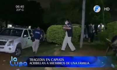 Atacan a tiros a una familia de Capiatá y matan a dos - Telefuturo