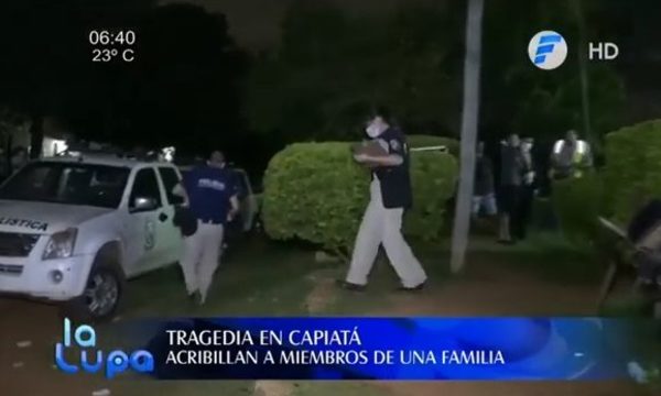 Atacan a tiros a una familia de Capiatá y matan a dos - Telefuturo