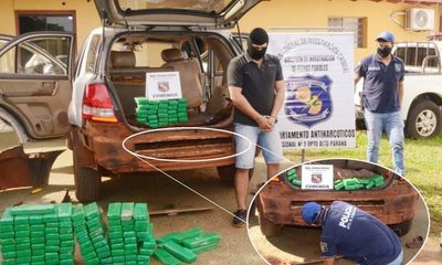 Capturan a un sujeto que intentaba llevar más de 94 kilos de marihuana al Brasil – Diario TNPRESS