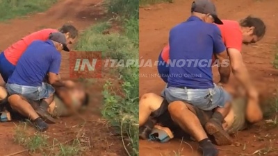 HOMBRE DETENIDO TRAS GOLPEAR A SU MADRE.
