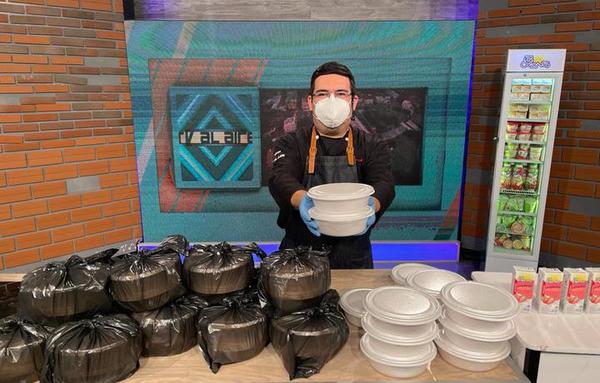 TV al Aire: entregan almuerzos a familiares de pacientes en el Ineram