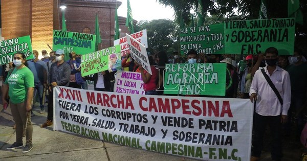 La Nación / Los campesinos tomaron Asunción en modo covid