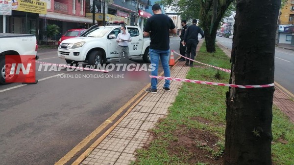 JOVEN FUE ASESINADO TRAS UNA DISCUSIÓN EN PLENO CENTRO DE ENCARNACIÓN