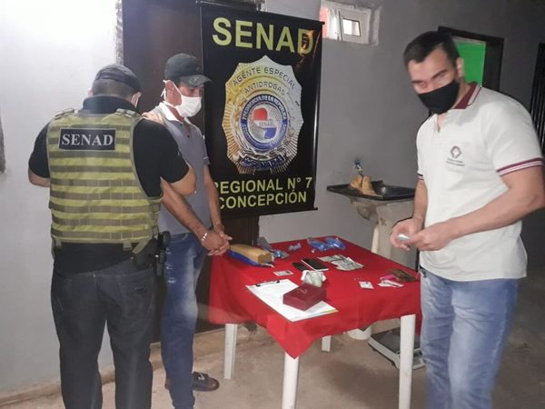 Detienen a un hombre que ofrecía cocaína y marihuana desde su vivienda en Concepción | Ñanduti